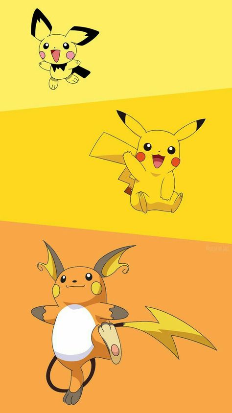 Raichu Wallpaper, Pokemon Undertale, Pokemon Pikachu Evolution, Pikachu And Raichu, Wallpaper Pikachu, Pikachu Evolution, Pichu Pikachu Raichu, Pokemon Vs Digimon, Pichu Pokemon