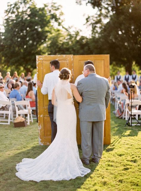 Outdoor Wedding Entrance, Wedding Arbors, Wedding Doors, Yosemite Wedding, Wedding Arbour, Vermont Wedding, Fort Worth Wedding, Wedding Entrance, Outside Wedding