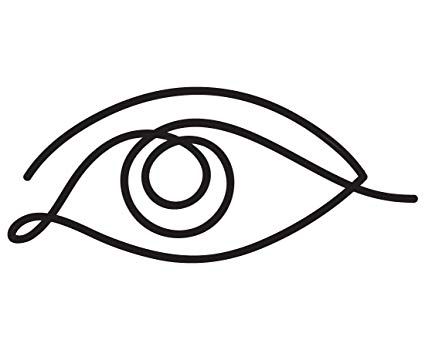 Eye Drawing Line Art, One Line Eye Drawing, Optometry Tattoo Ideas, Minimalistic Eye Tattoo, Optometry Tattoo, Eye Outline Tattoo, Eye Tattoo Fine Line, Eye Glasses Tattoo, Evil Eye Logo