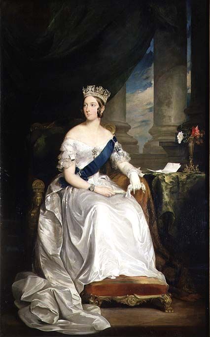 Queen Victoria , 1843 by Sir Francis Grant (Scottish 1803-1878) Queen Victoria Portrait, Victorian Photoshoot, Young Queen Victoria, Crown Estate, Queen Victoria Family, Queen Victoria Prince Albert, Queen Mom, Victoria Prince, Royal Portraits