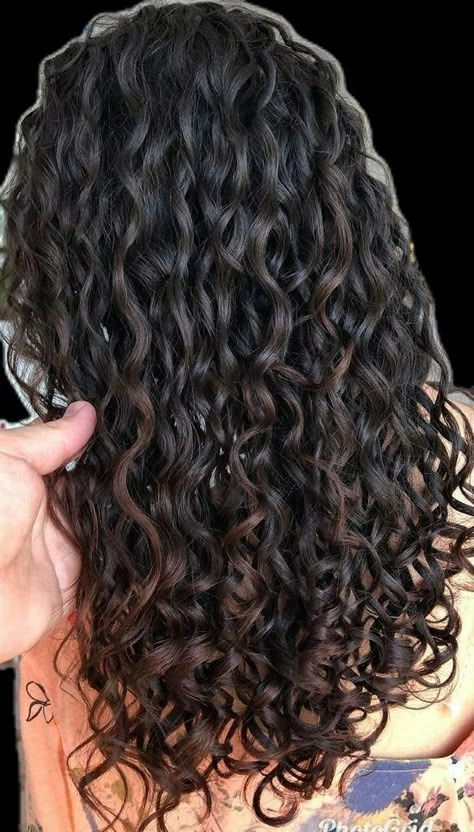 Brown Highlights On Black Hair, Black Hair Perm, Brown Hair Caramel, Tone Brown Hair, Cool Tone Brown, Cool Tone Brown Hair, Black Hair With Brown Highlights, Highlights On Black Hair, Hair Caramel