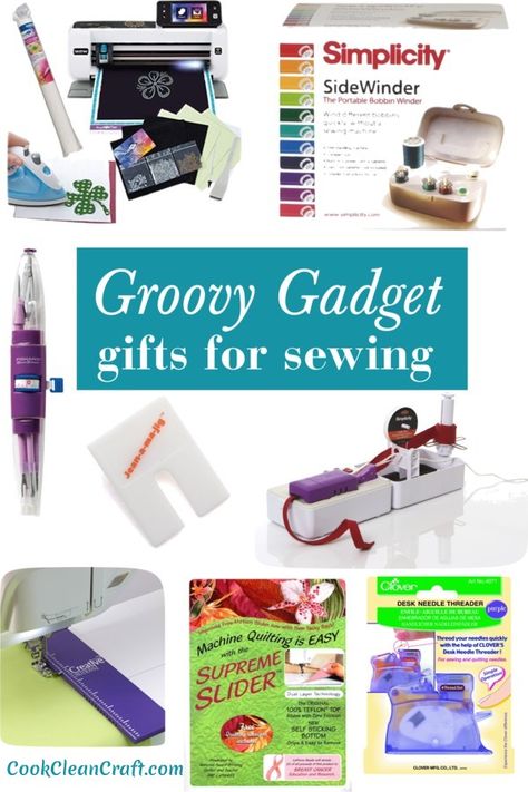 Sewing gadgets make sewing quicker, more efficient and more accurate. These are great gift ideas for someone who loves to sew. Sewing Gadgets, Sewing Machines Best, Holiday Hand Towels, Clean Crafts, Sew Baby, Baby Gadgets, Sewing 101, Top Sewing Pattern, Sewing Design