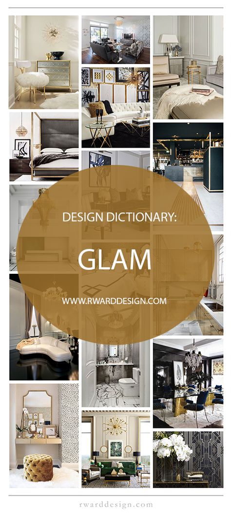 Glam Interior Design Living Room, Glam Wall Art Living Room, Modern Glam Design, Glam Classic Living Room, Glam Contemporary Living Room, Glam Bedroom Mood Board, Glam Interior Design Bedroom, Modern Glam Lamps, Vintage Glam Interior