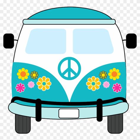 Van Clipart, Van Drawing, Pe Activities, P Power, Hippie Party, Hippie Van, Mid Century Mod, 12th Birthday, Drawing Easy