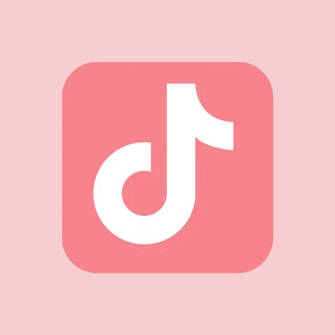 Slack Icon Pink, Pink Tiktok Logo, Tiktok Pink Icon, Pink Tiktok Icon, Tt Logo, Pink Tiktok, Tiktok Icon, App Ideas, App Store Icon