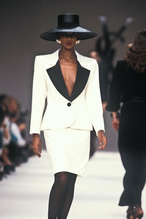 1980s Runway, Yves Saint Laurent Runway, Saint Laurent Runway, High Fashion Runway, 1980s Fashion, Couture Runway, Rive Gauche, Runway Show, Vintage Glamour