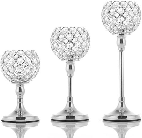 Bling Candle Holder, Crystal Candle Holders Centerpieces, Fireplace Candelabra, Tealight, Silver Crystal Candle Holders, Crystal Candelabra, Mens Grooming Kit, Crystal Candlesticks, Candleholder Centerpieces