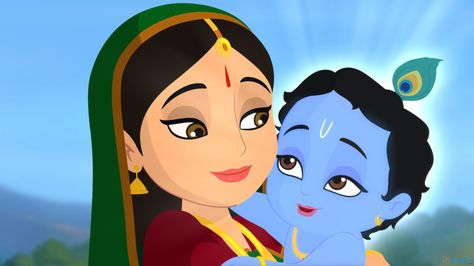 bal krishna with yashoda ma Janmashtami Wallpapers, Cartoons Krishna, Janmashtami Images, Shree Krishna Wallpapers, Little Krishna, Baby Krishna, Radha Krishna Wallpaper, Lord Krishna Wallpapers, Krishna Janmashtami