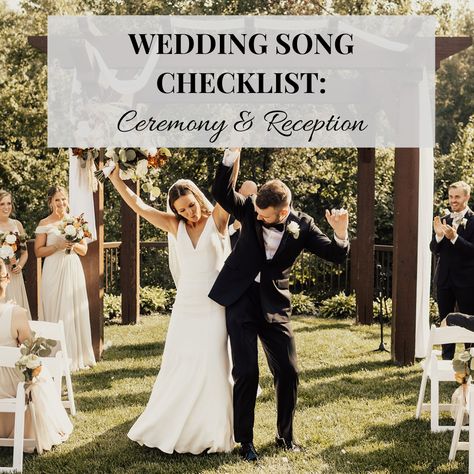 Songs For Bridesmaids To Walk Down Aisle, Wedding Song Checklist, Top Wedding Reception Songs, Bridal Party Entrance Song, Reception Songs, Wedding Song Playlist, Wedding Shower Ideas, Dollar Dance, Wedding Party Songs