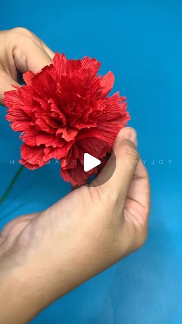 handmadebloomsbyjoy on March 22, 2023: "I highly recommend Paper Carnations for paper flower art beginners 👍🏼 Try it! 🙂 Crepe Papers and Floral Wires 🛒 Link in Bio #handmadebloomsbyjoy #letcreativityblossom #paperflowers #botanicalart #handmade #handmadelove #handmadewithlove #handmadeph #supporthandmade #creativeprocess #artph #MMTM #meettheartist #marchmeetthemaker2023 #carnations #reels #DIY #timelapse #tutorial #howto #giftideas #mothersday". Carnation Paper Flowers, Paper Carnations, Crepe Paper Flowers Tutorial, Crepe Flowers, Art Beginners, Crepe Paper Flowers Diy, Paper Flower Kit, Paper Flowers Diy Easy, Paper Flower Art