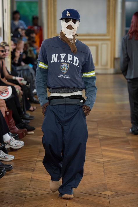 AWGE Spring 2025 Ready-to-Wear Collection at Paris Fashion Week Asap Rocky Fashion, Mens Runway Fashion, Paris Fashion Week Men, Paris Fashion Week Runway, Fashion Runway Show, Asap Rocky, Moda Paris, Street Fashion Men Streetwear, Runway Collection