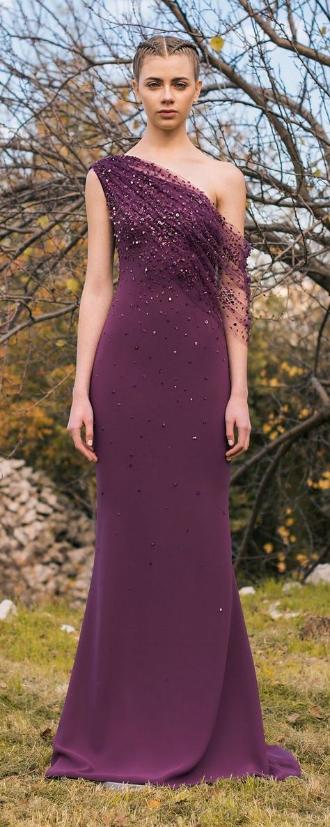 جورج حبيقة, Dress Elegant Classy, Robes D'occasion, One Shoulder Prom Dress, Custom Prom Dress, Georges Hobeika, Sequin Party Dress, فستان سهرة, Elegant Dresses For Women