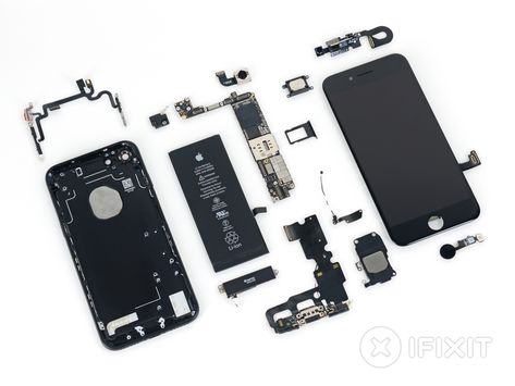 Teardown of the iPhone 7 performed on Friday September 16 in Tokyo, Japan. Group Facetime, Macbook Repair, Ipad Repair, Iphone Repair, Mobile Phone Repair, Samsung Device, Face Id, Screen Replacement, Repair Shop