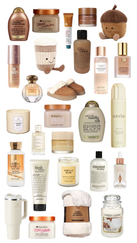 #beauty #vanillagirl #white #brown #skincare #aesthetic #vanilla Brown Skincare Aesthetic, Brown Skincare, Girl Skincare, Girl Gift Ideas, Doll Eye Makeup, Sephora Skin Care, Skincare Inspiration, Cinnamon Girl, Bath And Body Works Perfume