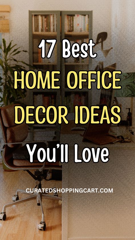 Check out the best home office decor ideas to create a stylish and productive workspace. These 17 tips include vintage library aesthetics, smart technology integration & geometric shelving. Perfect for anyone looking to upgrade their home office decor and boost productivity. Vintage office decor, interior design trends, modern office design, home office ideas, home office design, home office inspiration, home office space, workspace inspiration, workspace aesthetic, home office interior design. Vintage Office Decor Ideas, Geometric Shelving, Work Office Decor Professional, Home Office Design Inspiration, Library Aesthetics, Workspace Aesthetic, Retro Office Decor, Home Office Interior Design, Productive Workspace