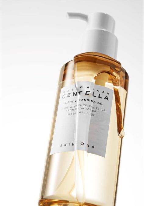 Dissolves makeup and residues in the skin with Centella oil (MCT-oil-extracted Centella) and 6 botanical ingredients

Micellar cleansing oil allows removal of excess oil and makeup without removing healthy oils

No more sore eyes and oil layers; Cleansing Oil With 11 Ingredients Only

Water-like light texture, suitable for those who are new to oil cleansers

Non-comedogenic and dissolves sebum to prevent pore congestion

Click the link to get 20% OFF the product! Sensitive Acne Prone Skin, Madagascar Centella, Oil Based Cleanser, Skincare Packaging, Double Cleansing, Cosmetics Photography, Beauty Products Photography, Healthy Oils, Oil Cleanser