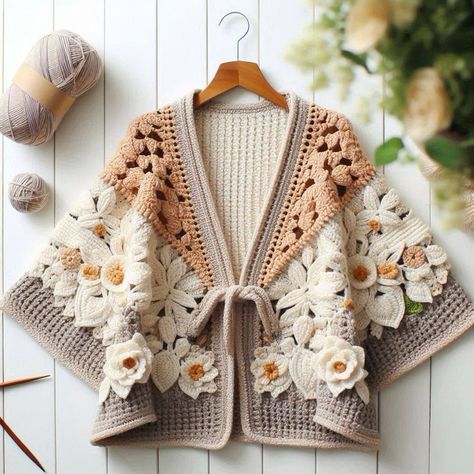 Floral crochet pattern