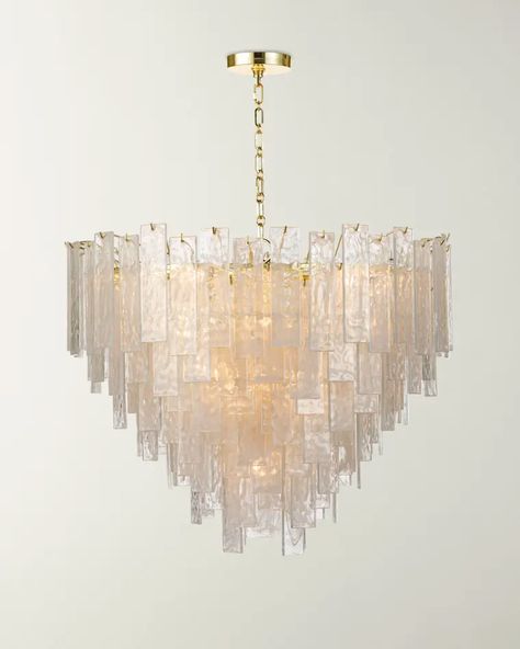 HD474 Regina Andrew Large Glacier Chandelier Wall Chandelier, By Regina, Charity Fundraising, Large Chandeliers, Candelabra Bulbs, Brass Chandelier, Glass Chandelier, Chandelier Pendant Lights, Decor Lighting