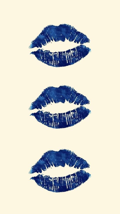 Navy Poster Prints, Basic Posters, Desain Quilling, Blue Lips, Dorm Art, Scrapbook Printing, Dorm Posters, Blue Pictures, Blue Poster