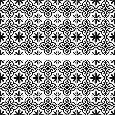 RoomMates Ornate Tile Backsplash Peel & Stick Giant Decal Black And White Tile Backsplash, Gray Tile Backsplash, Black And White Tile, Roommate Decor, White Tile Backsplash, Creative Walls, Black And White Tiles, Modern Tiles, Grey Tiles