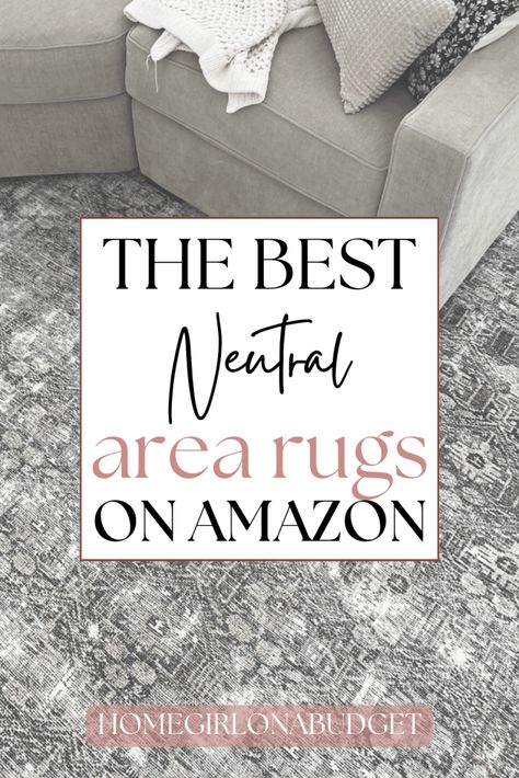 30 Best Affordable & Neutral Rugs Trending on Amazon Rugs In White Living Room, Two Area Rugs In Bedroom, Rugs To Match Tan Couch, Rugs For Large Living Rooms, 9x12 Rugs Living Rooms, Neutral Area Rugs In Living Room 10x14, The Best Rugs, Rugs On A Budget, Living Room Designs Rugs