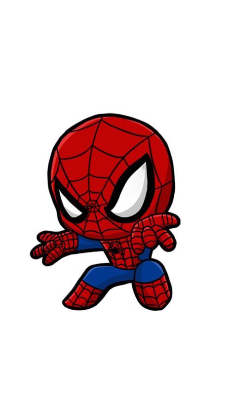 Comic Spider Man Wallpaper, Mini Spiderman Drawing, Spider Man Character Design, Spiderman Cutout, Animated Spiderman, Small Spiderman, Spiderman Animated, Spiderman Topper, Spiderman Stickers