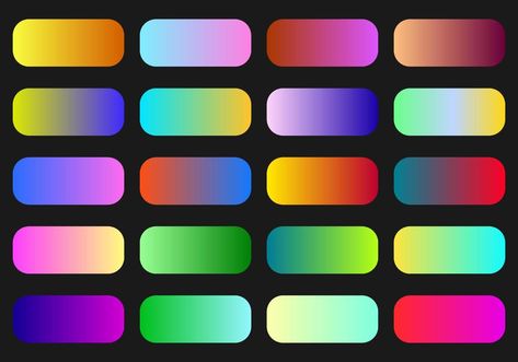 Modern color pallete. Popular Colors. Color Chart. Vector Eps 10. Gradient futuristic colors samples. Popular Colors, Color Samples, Color Chart, Modern Colors, Color Pallets, Vector Art, Color Me, Color Palette, Vector Free