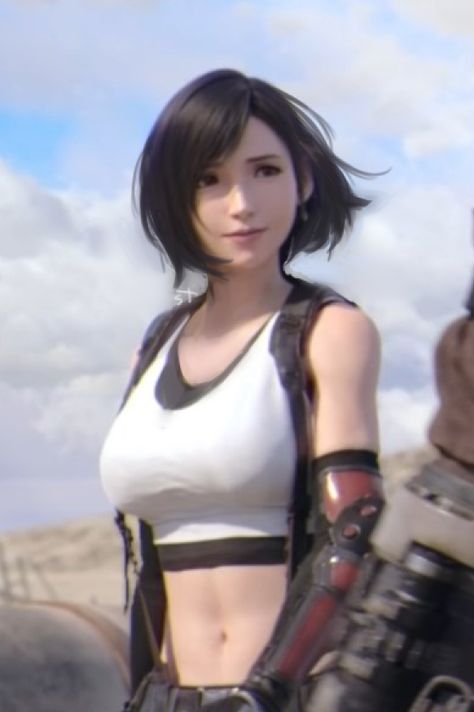 Tifa Ff7 Remake, Tifa Cosplay, Cloud And Tifa, Final Fantasy Collection, Girls F, Final Fantasy Vii Remake, Tifa Lockhart, Final Fantasy Art, Stuff And Thangs