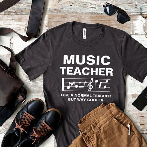 £32,77 Music Teacher Shirts Designs, Elementary Music Teacher Outfits, Music Teacher Shirts, Music Teacher Shirt, Quiver Design, Choir Shirt Ideas, Music Teacher Outfits, Choir Shirts, Band Teacher