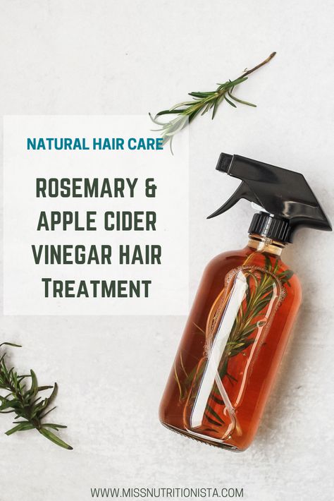 This rosemary and apple cider vinegar hair rinse is the natural way to get your hair back to a healthy, shiny, beautiful state. Apple Cider Vinegar Hair, Apple Cider Vinegar Hair Rinse, Vinegar For Hair, Vinegar Hair Rinse, Apple Cider Vinegar For Hair, Homemade Hair Treatments, Stop Hair Breakage, Herbs For Hair, Healthy Natural Hair Growth