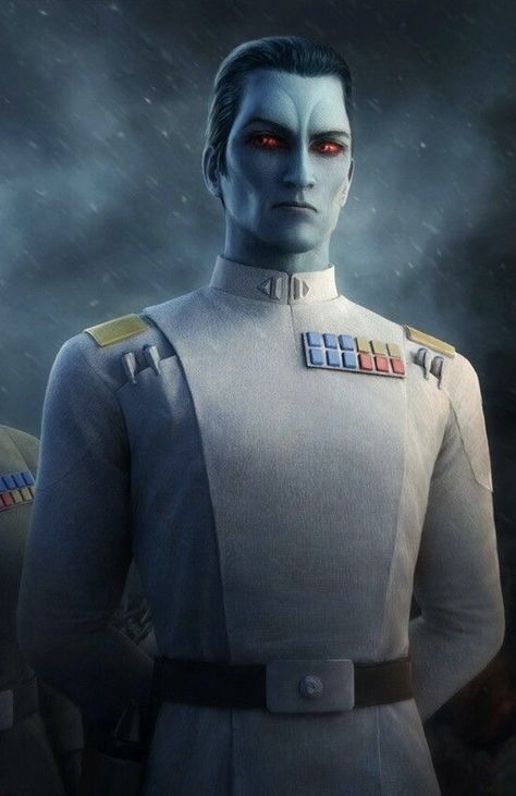 Star Wars Admiral, Thrawn Star Wars, Chiss Ascendancy, Admiral Thrawn, Star Wars Species, Star Wars Villains, Grand Admiral Thrawn, Star Wars 7, Star Wars Sith