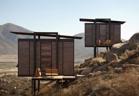 Mini Cabins, Eco Hotel, Mexico Hotels, Guest Cabin, Luxury Cabin, Travel Hotel, Hotel Style, Hotel Design, Wine Country