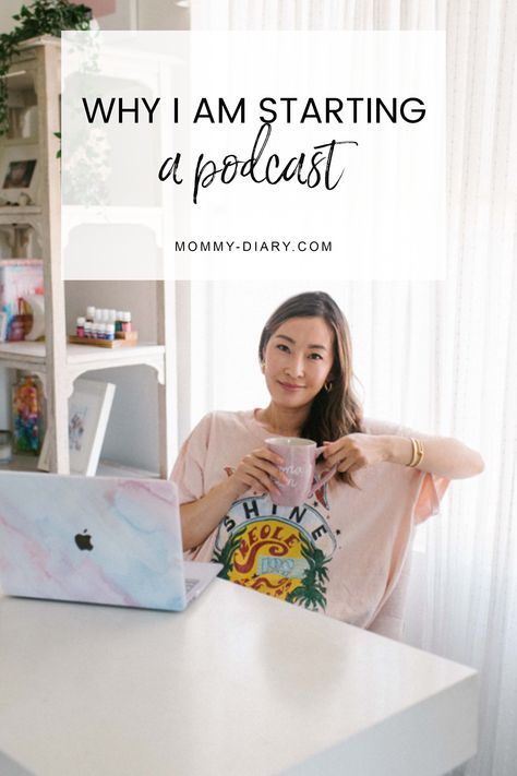 Why am I starting a podcast? Get the full scoop on the soon to come Mommy Diary podcast, for moms who made it on their own through blogging, entrepreneurship and motherhood.  #mommydiaryblog #podcast #momming #momlife #motherhood #blogger #momblog #entrepreneur Mom Content Ideas, Podcast Questions, Social Media Advice, Business Launch, Podcast Host, Family Holiday Photos, Starting A Podcast, Pinterest Group, Quotes About Motherhood