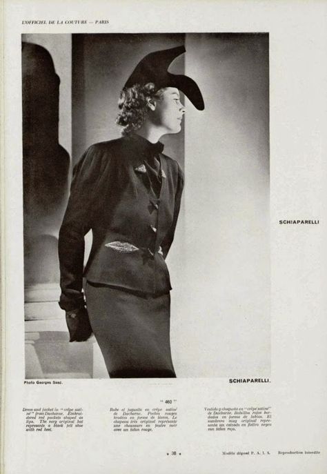 Schiaparelli Hat, Elsa Shoes, St Basil's, Felt Shoes, Elsa Schiaparelli, 1930s Fashion, Original Fashion, Salvador Dali, Latest Pics