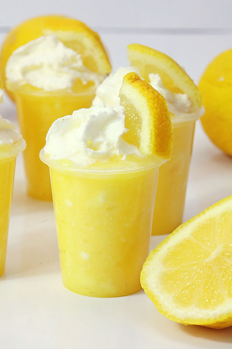 Lemon Pudding Shots Lemon Pudding Shots, Pudding Shot Recipes, Pudding Shots, Lemon Pudding, Shot Recipes, Alcohol Recipes, Lemon Drop, Adult Drinks, Alcoholic Drinks