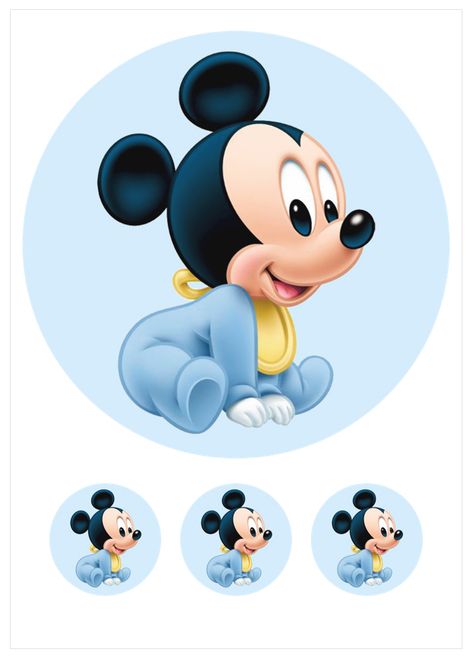 Ver producto: Baby Shower Mickey Bebe, Mickey Craft, Mickey Birthday Cakes, Mickey Baby Showers, Mickey Mouse Stickers, Mickey Decorations, Boys 1st Birthday Cake, Mickey Mouse Themed Birthday Party, Mickey Mouse Baby Shower