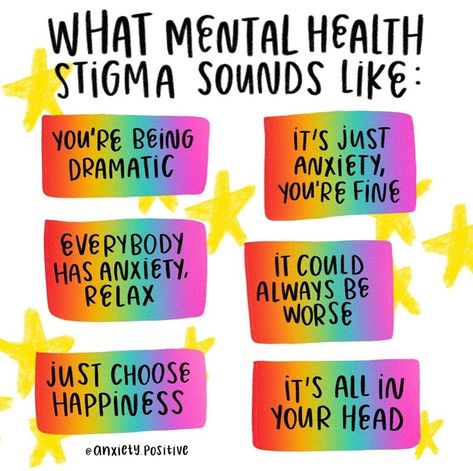 Please don't ever say these things to anyone. I promise we already feel bad enough about what's going on in our heads... Positive Challenge, Mental Health Stigma, Break The Stigma, Stand Up For Yourself, Finding Balance, Uplifting Quotes, Healing Journey, Healing Powers, Mental Wellness