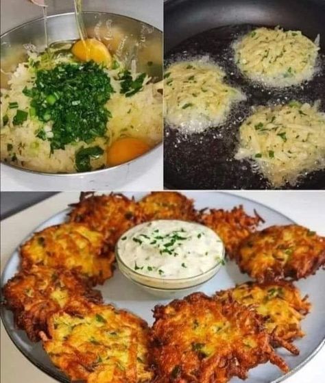 Potato Fritters, Parsley, Side Dish, Side Dishes, Potato