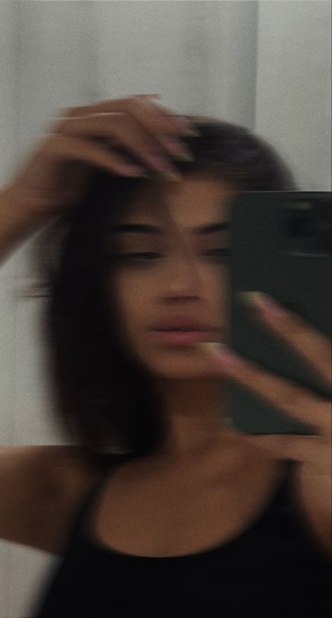 Mirrorselfie, blurry photo, sad, mood… Blurry Selfie Aesthetic, Blurry Selfie, Mirror Selfie Black, Aesthetic Blurry Mirror Selfie, Dark Makeup, Long Exposure, Selfie Poses, Ig Story, Dark Aesthetic