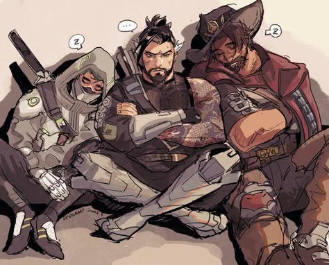 Hanzo Overwatch, Genji And Hanzo, Genji Shimada, Hanzo Shimada, Overwatch Hanzo, Warcraft Characters, Overwatch Funny, Overwatch Comic, South Park Funny