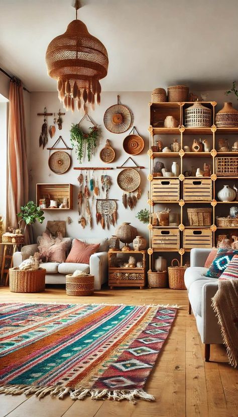 Boho Style Tv Unit, Scandi Eclectic, Boho Country Decor, What Is Boho Style, What Is Boho, Dark Boho Living Room, Cozy Boho Living Room, Boho Chic Interior, Boho Living Room Ideas