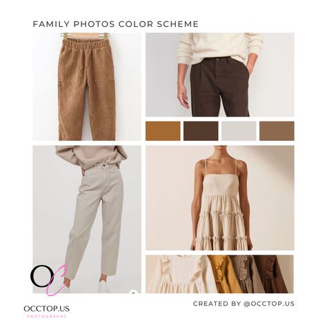 Family Photos Color Scheme, Family Photo Colors, Photo Colour, Beige Brown, Family Photo, Color Scheme, Family Photos, Color Schemes, Color