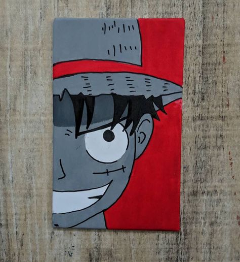 One Piece Luffy Canvas Painting, One Piece Anime Painting Easy, One Piece Painting Easy, One Piece Anime Painting Canvases, Luffy Canvas Painting, One Piece Painting Canvases, One Piece Anime Painting, Anime Canvas Painting Easy, Anime Paintings Canvases