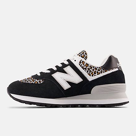 New Balance Animal Print, New Balance 574 Black, Animal Print Sneakers, Trail Design, New Balance Style, Birthday Discount, New Balance 574, Black Animals, Print Sneakers