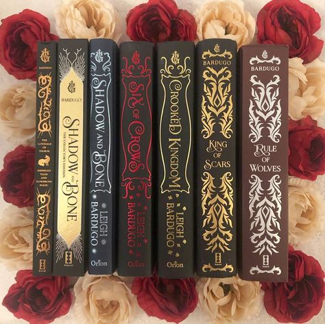 Leigh Bardugo Books, Book Rebinding, Pretty Books, Grisha Trilogy, Book Binding Diy, Fantasy Books To Read, Beautiful Book Covers, Leigh Bardugo, Recommended Books To Read