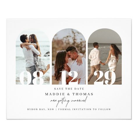 Wedding Save The Date Inspiration, Arch Photo, Minimalist Invitation, Invitation Photo, Creative Website Design, Save The Date Postcard, Date Invitation, Photo Save The Date, Fun Website Design