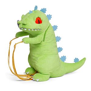 Reptar Back Buddy Backpack - Exclusive $40 Creepy Outfits, Weird Bags, Reptar Rugrats, Dinosaur Backpack, Kawaii Bag, Green Dinosaur, Plush Bags, Think Geek, Plush Backpack