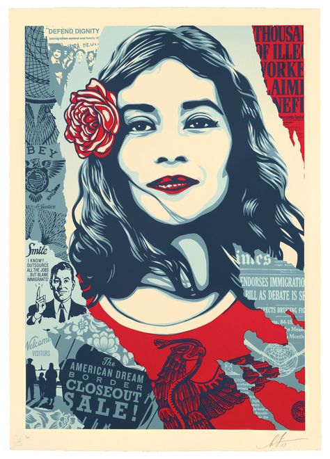 DEFEND DIGNITY AVAILABLE TUESDAY, MAY 28TH! - Obey Giant Shepard Fairey Art, Diversity Poster, Shepard Fairey Obey, John Baldessari, Protest Posters, Protest Art, Hope Poster, Jasper Johns, Shepard Fairey