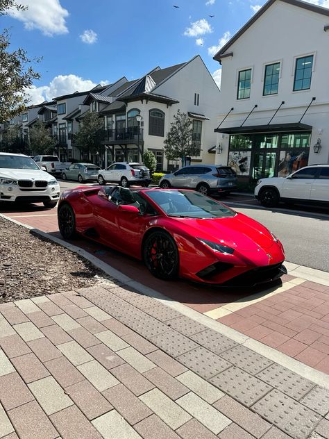 red lamboghini huracan, convertible lambo, red supercar, cool car, sports car Lamborghini Convertible, Red Lamborghini, Luxury Private Jets, Cool Car, Lamborghini Cars, Exotic Sports Cars, Lamborghini Huracan, Barbie Dream, Private Jet