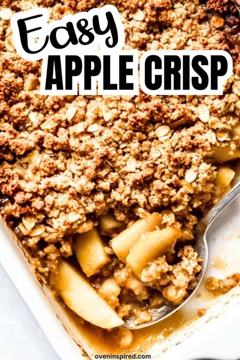 Apple Recipes For Toddlers, Apple Recipes Dinner, Apple Crisp Bars Recipe, Apple Crisp No Oats, Apple Crisp With Oatmeal, Healthy Apple Cake, Crockpot Apple Crisp, Homemade Apple Crisp, Recipe Using Apples